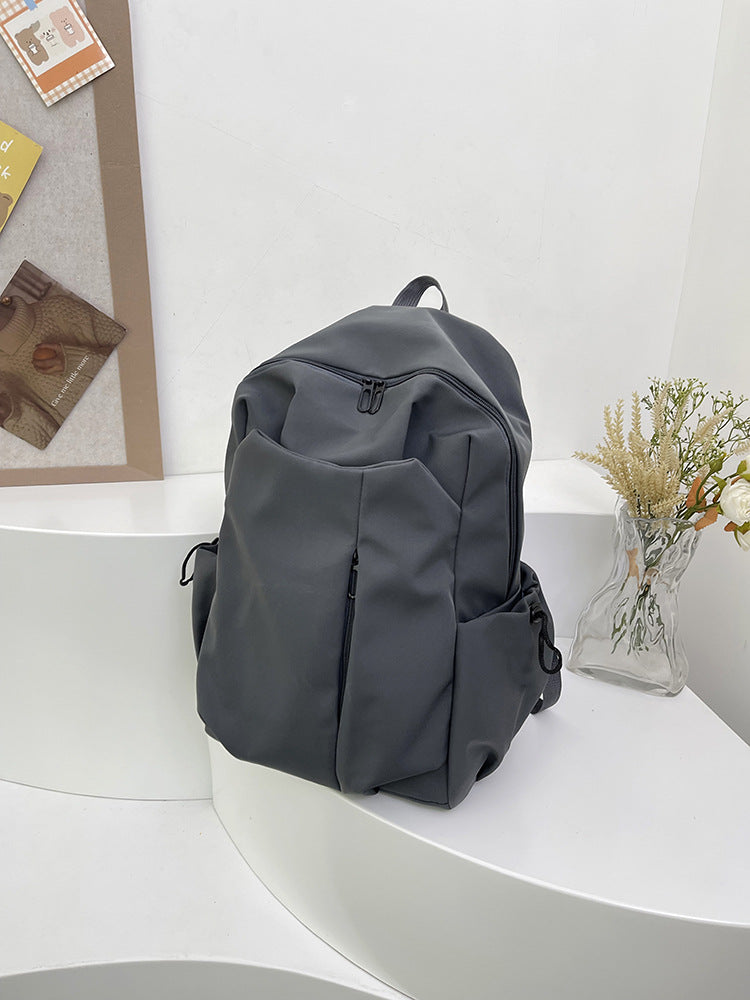 Male College Trendy Cool Simple Large Middle School Students' Schoolbags