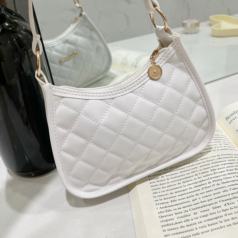 Women's Embroidered Underarm Fashion Classic Style Diamond Bags