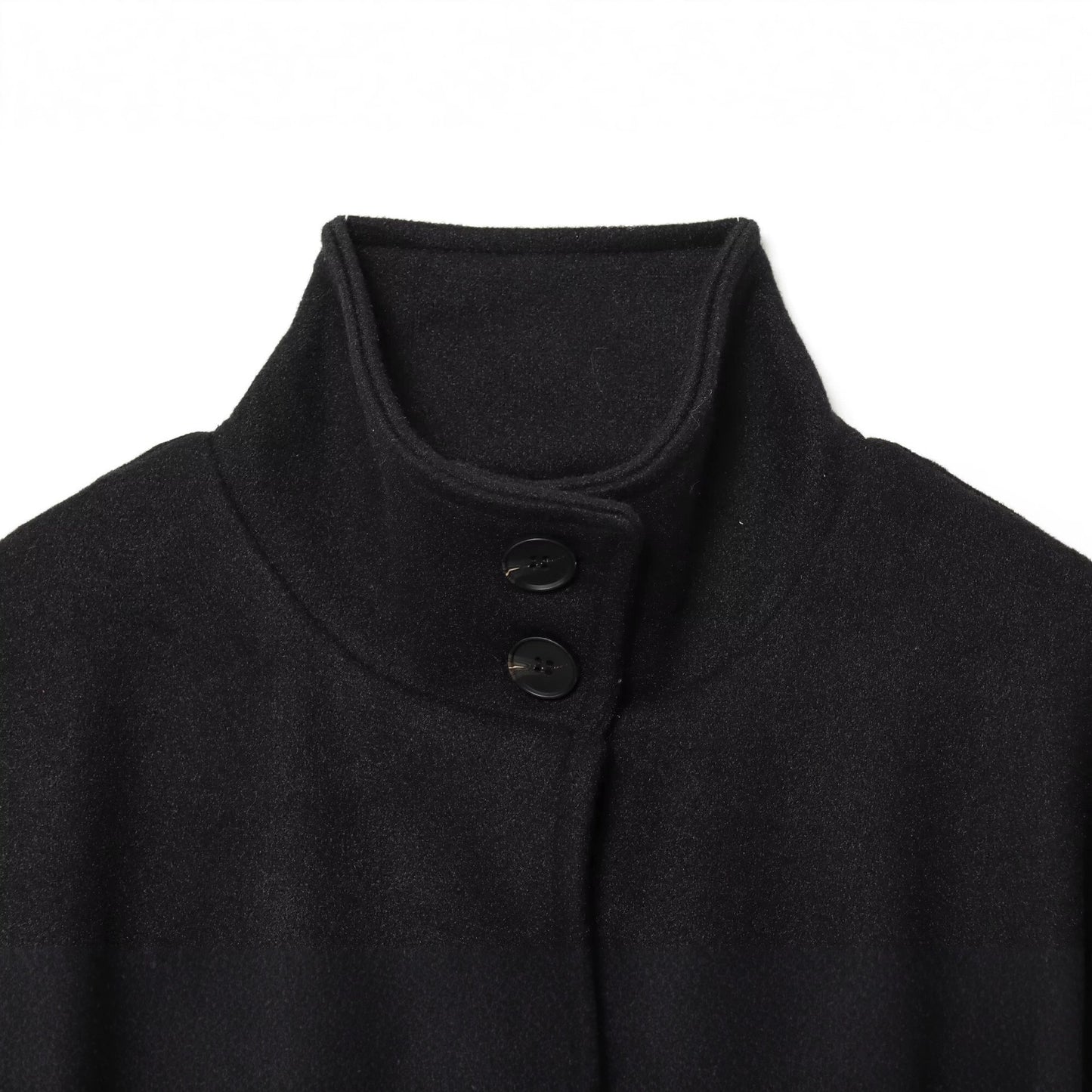 Women's Glamorous Fashion Loose Cape Turtleneck Coats