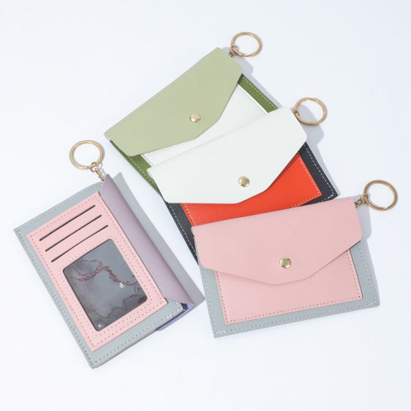 Contrast Color Multiple Slots Company Gift Card Holder