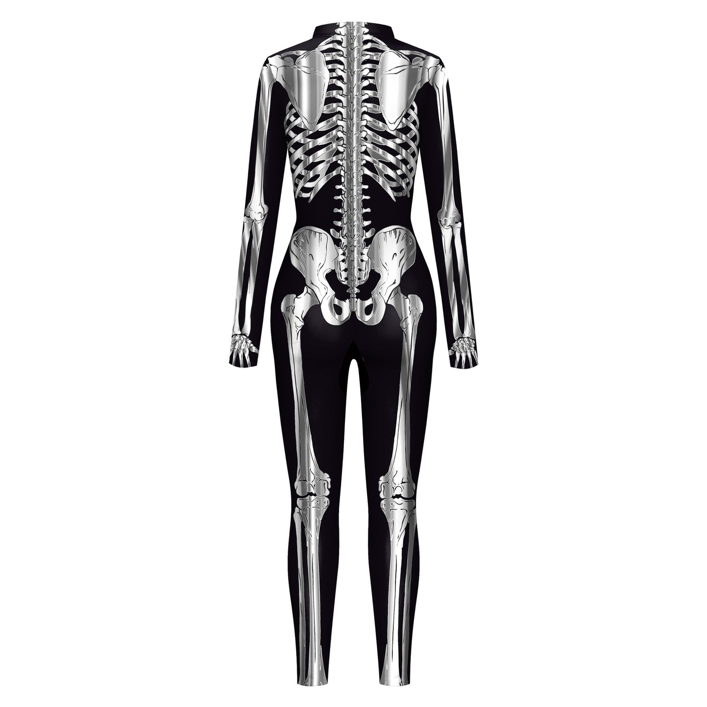 Women's Halloween Tights Body Penh Skeleton Digital Jumpsuits