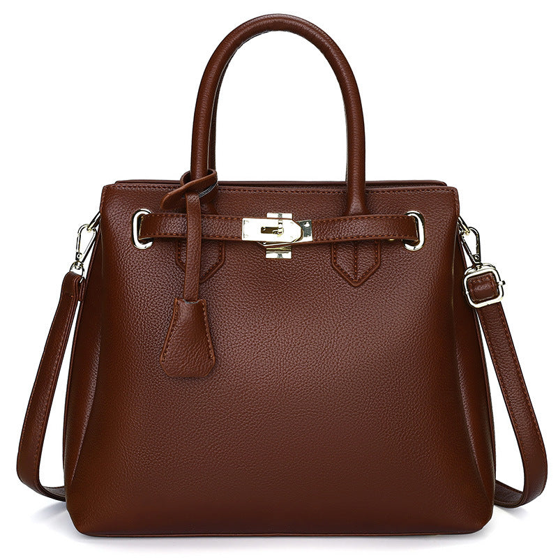 Women's Platinum Simple High-grade Hand Fashion Large Handbags