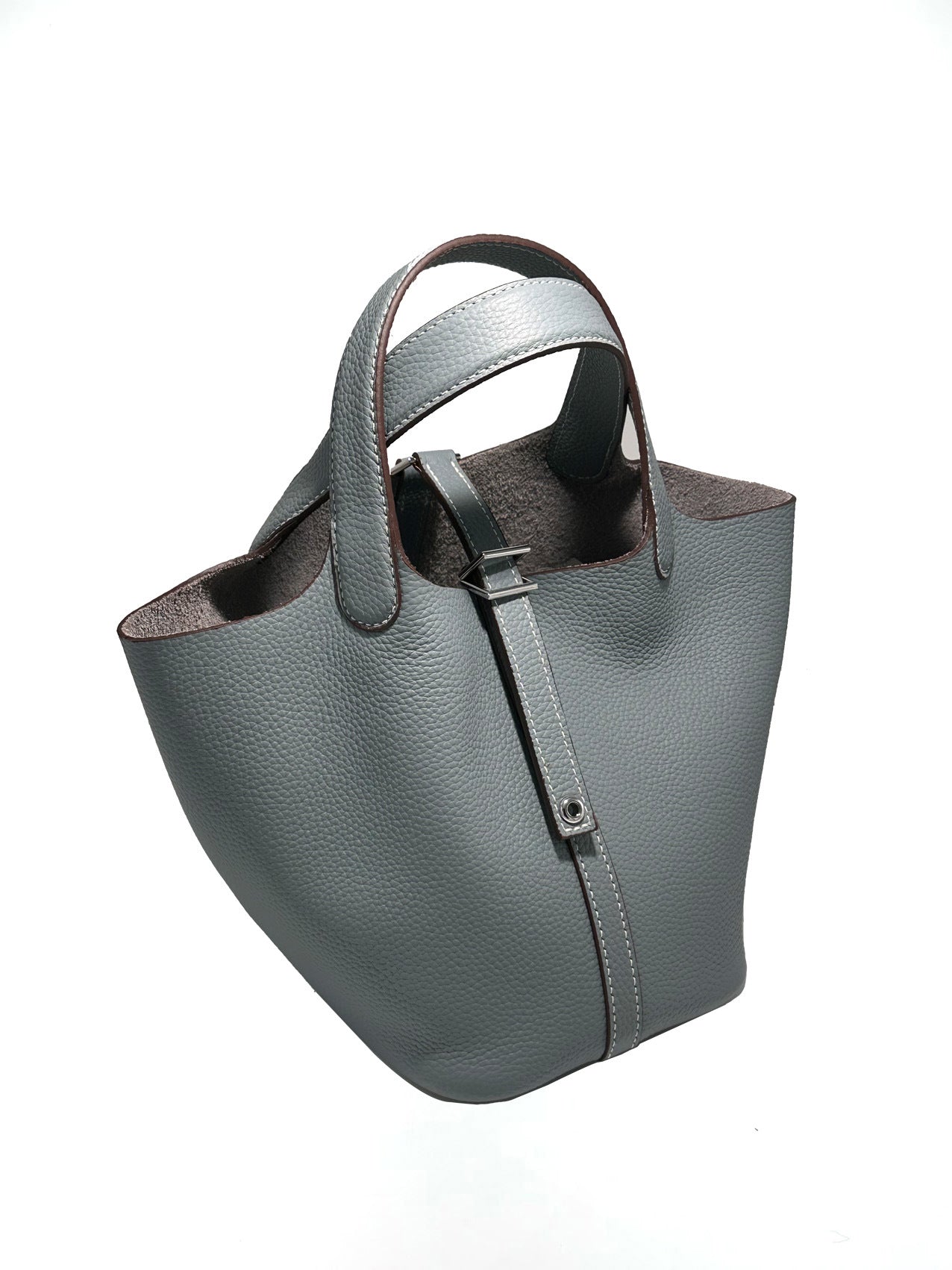 Women's Large Vegetable Basket Layer Cowhide Fashion Handbags