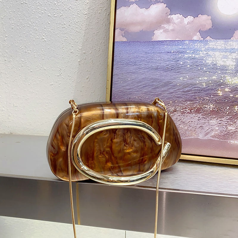 Attractive Glamorous Stylish Dinner Metal Box Evening Bags