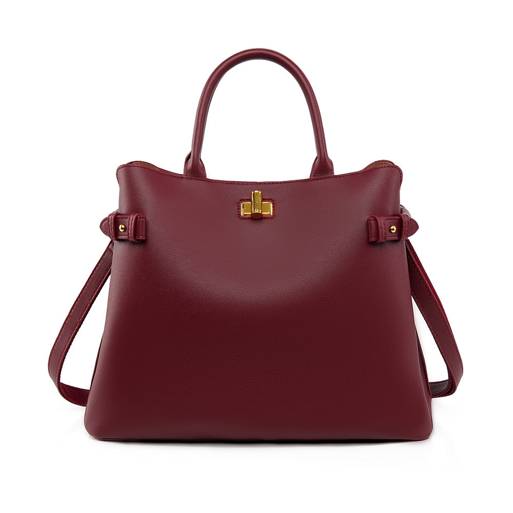 Women's Fashion High-grade Large Capacity Soft Leather Tote Bags