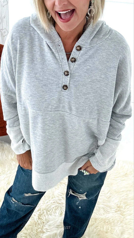 Versatile Unique Popular Women's Hooded Loose Clothing