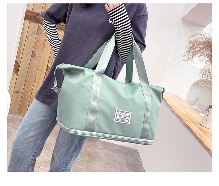 Women's Dry Wet Separation Exercise Portable Yoga Travel Bags