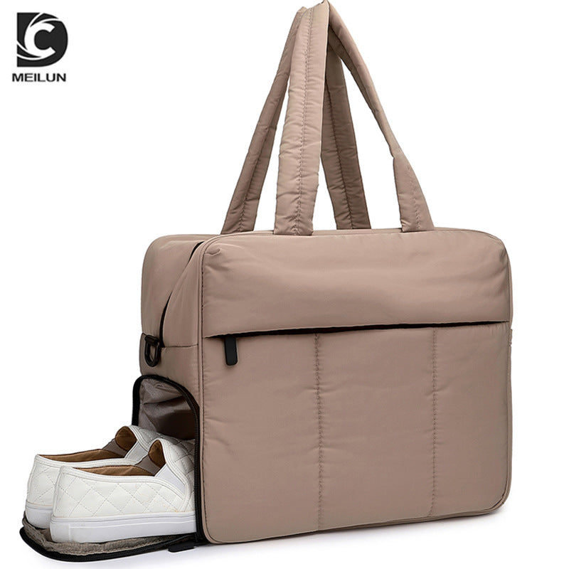 Women's & Men's & Portable Winter Coat Large Capacity Tote Bags