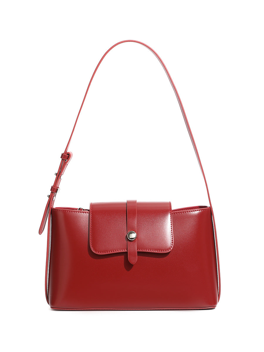 Women's Niche Underarm Genuine Leather High-grade Bags