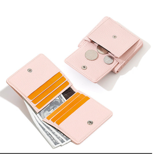 Women's Two-fold Simple Short High-grade Thin Card Holder
