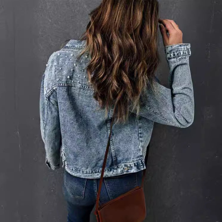 Women's Popular Attractive Denim Loose Casual Jackets