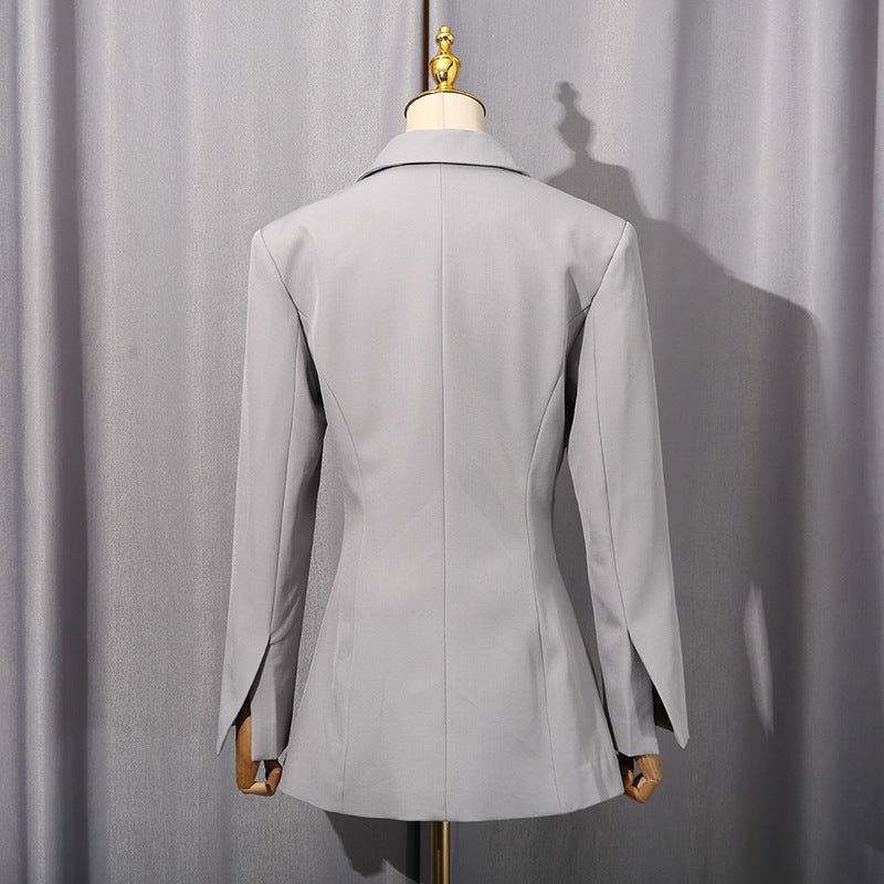 Women's Design Tight Waist Slim Fit Autumn Blazers