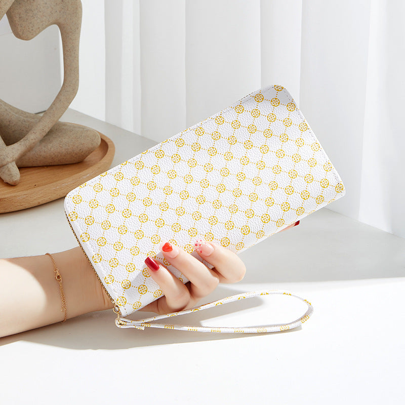 Women's Long Zipper Fashion Presbyopic Mobile Ladies Wallets