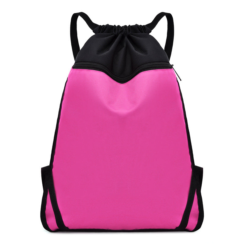 Women's & Men's & Fixed Drawstring Large Capacity Fitness Travel Bags