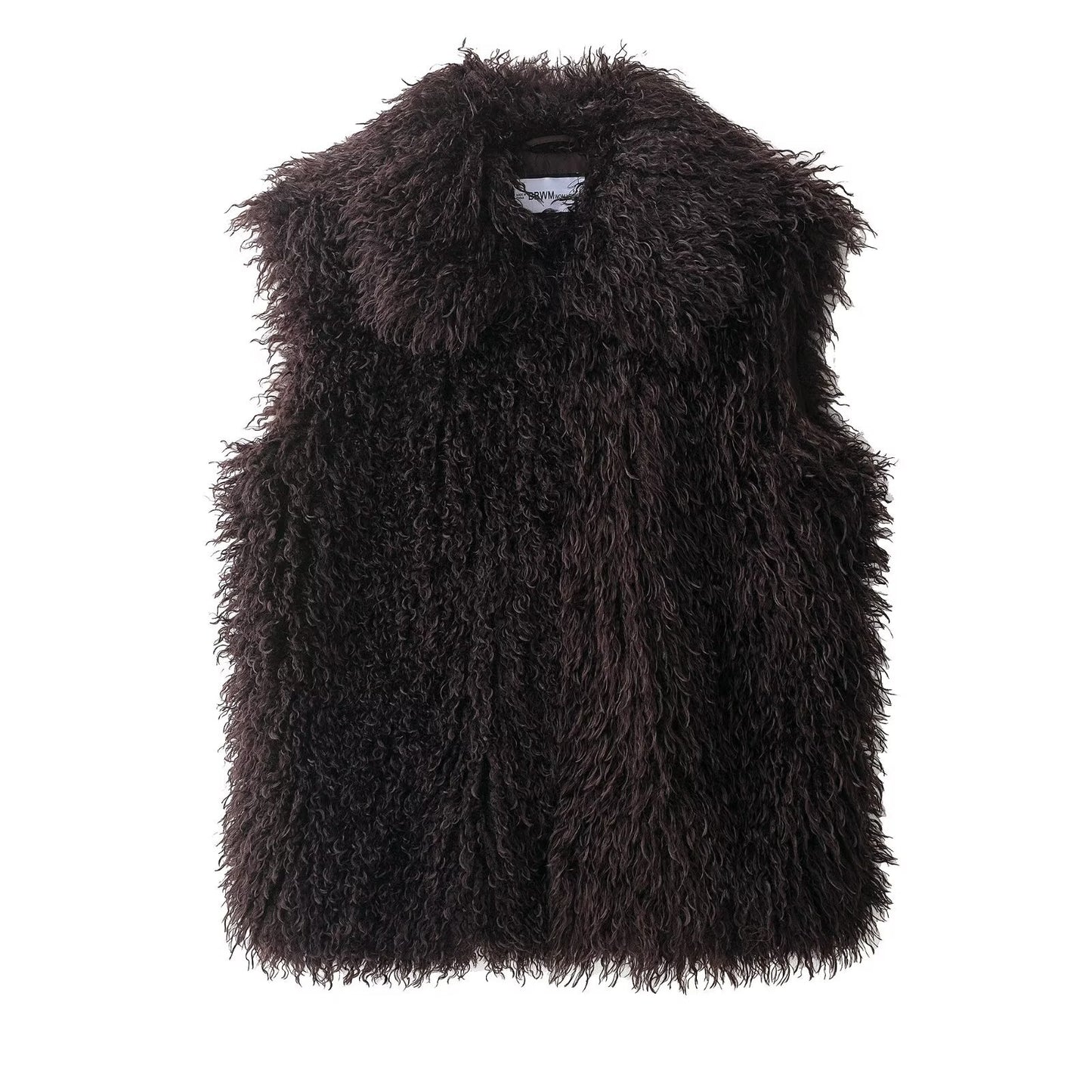 Women's Fashion Small Waistcoat Artificial Fur Effect Vests