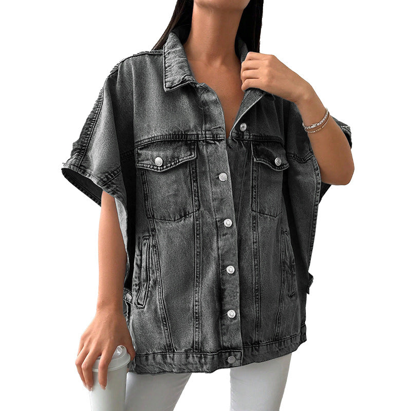 Women's Large Fashion Denim Sleeve Small Jackets