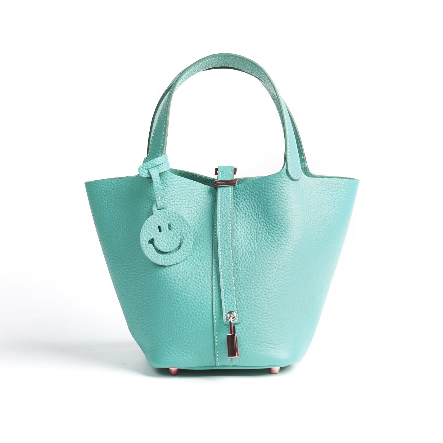 Women's Vegetable Basket Versatile Genuine Leather High Handbags