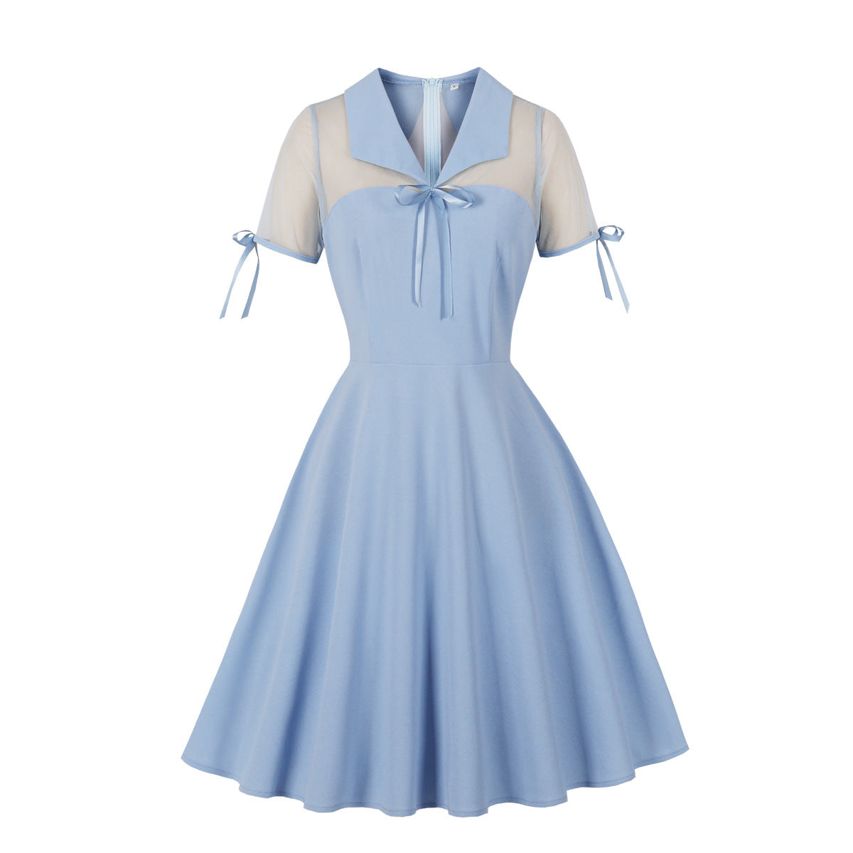 Women's Princess Dress Bow Mesh Stitching Large Dresses