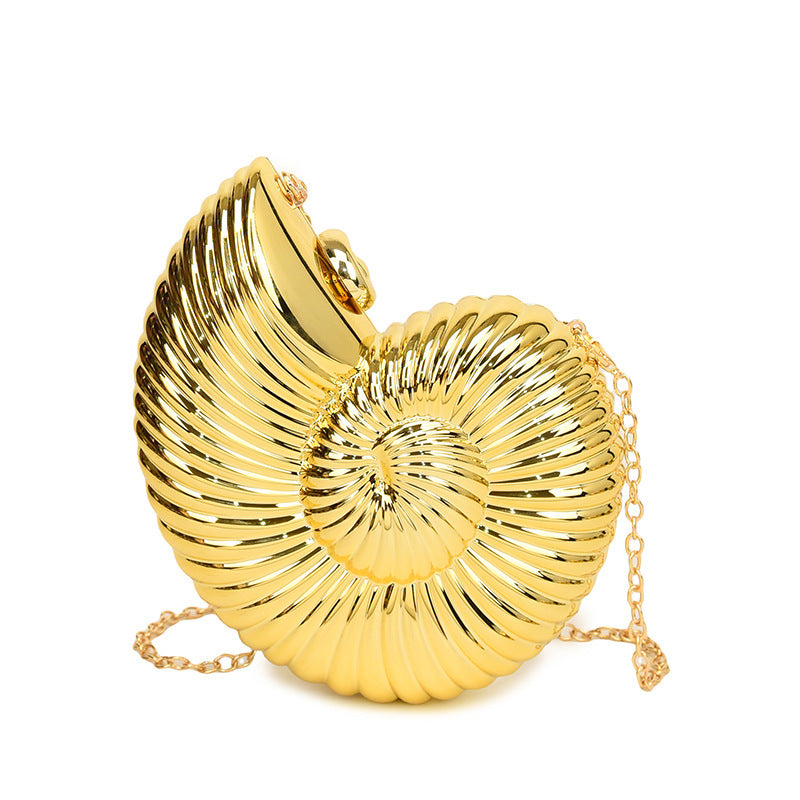 Women's Niche Design Conch Unique Acrylic Fashion Shoulder Bags