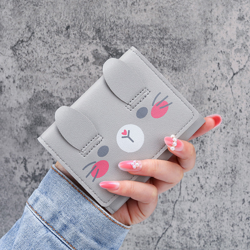 Women's Korean Short Creative Fashion Simple Ladies Wallets