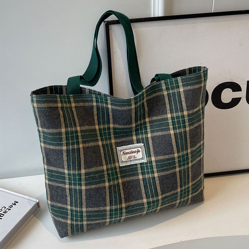 Commuter Large Capacity For Class Fashion Retro Shoulder Bags