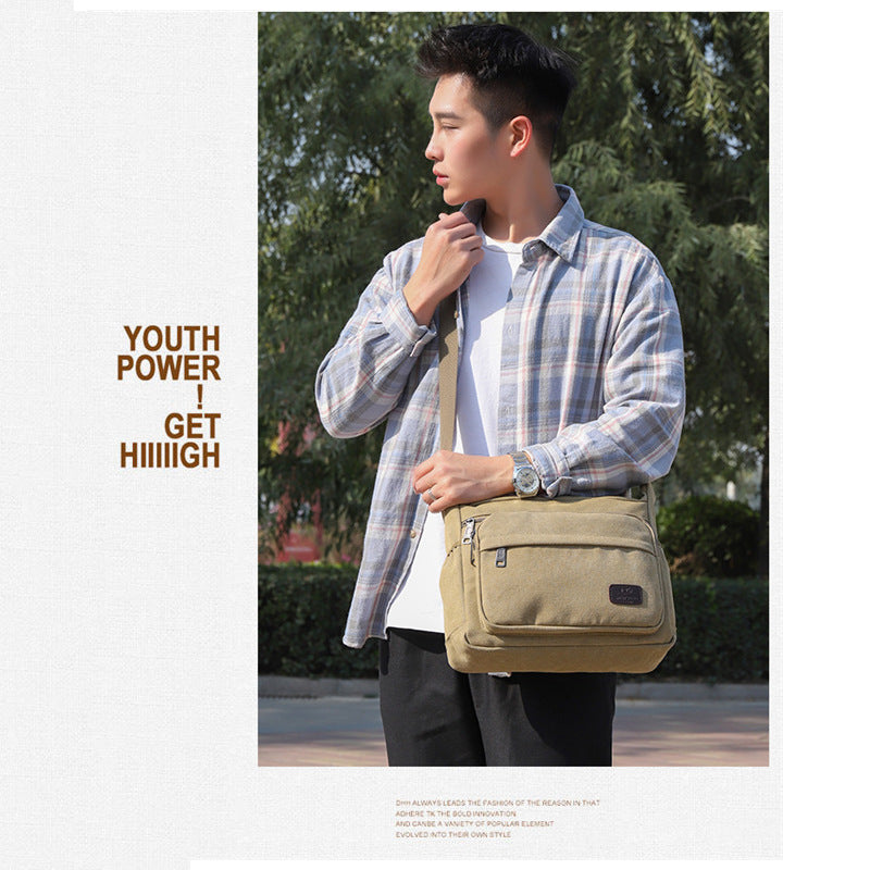 Men's Entity Canvas Office Document Leisure Men's Messenger Bags