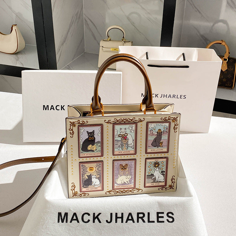 Cool Attractive Retro Embroidered High Sense Handbags