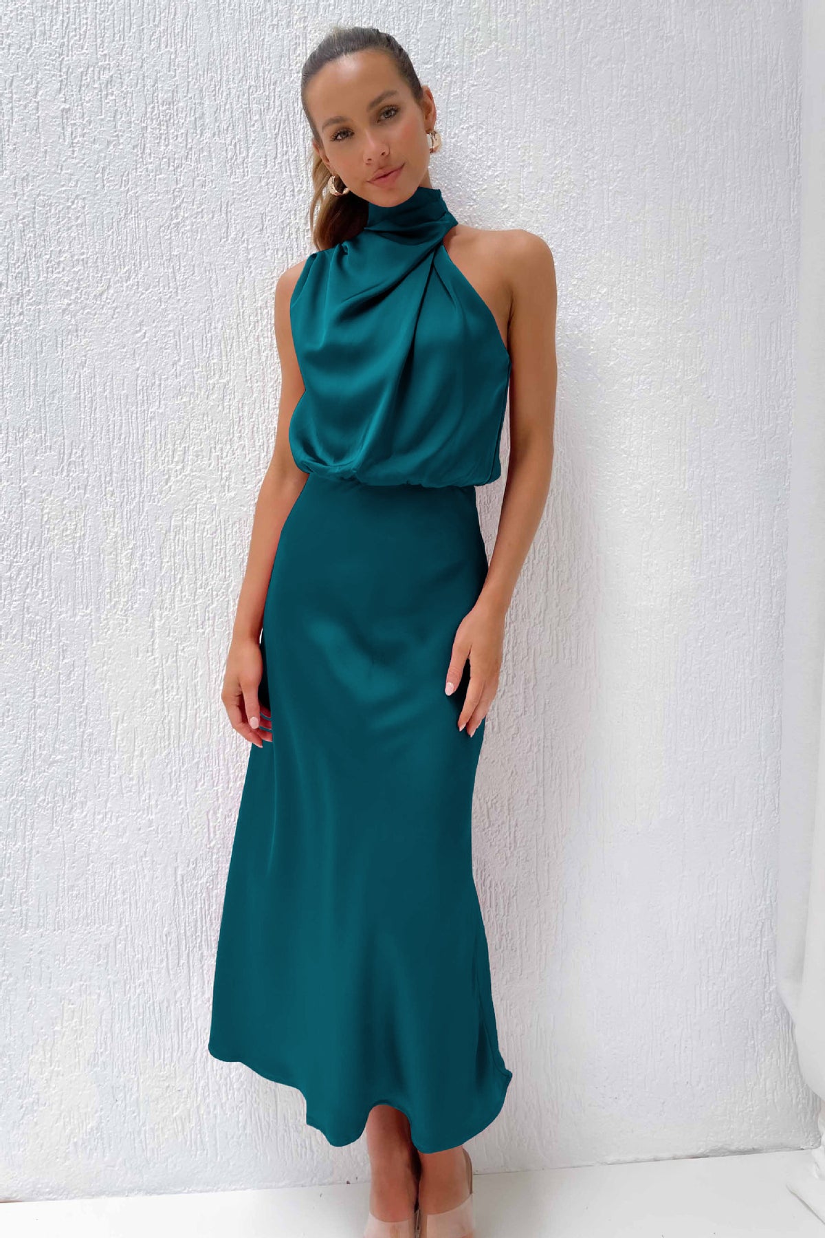 Women's Satin Elegant French High-grade Light Dress