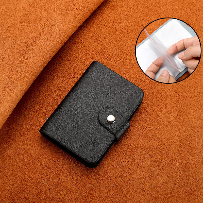 Women's & Men's & Magnetic Bank Documents Large Capacity Card Holder