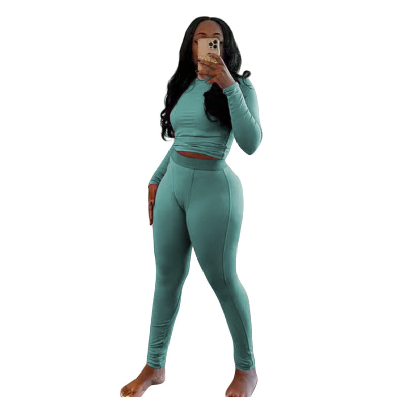 Women's Sports Sunken Stripe Stretch Yoga Suits