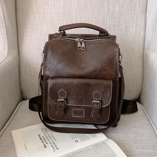 Women's Preppy Style Vintage Fashion Large Capacity Backpacks