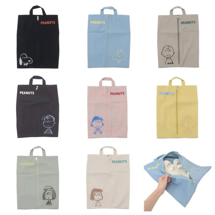 Figures Pattern Clothing Shoes Buggy Lightweight Travel Bags