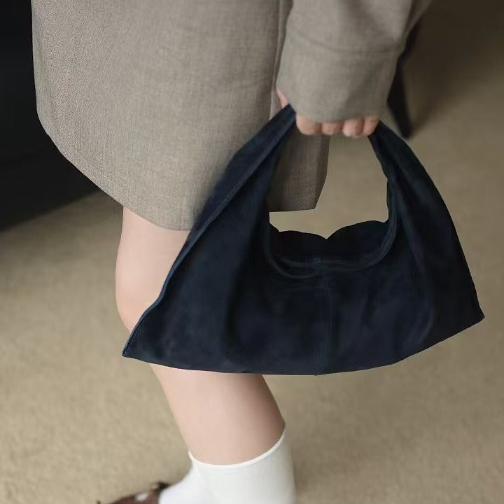 Women's Design Vintage Frosted Cashmere Triangle High Sense Large Handbags