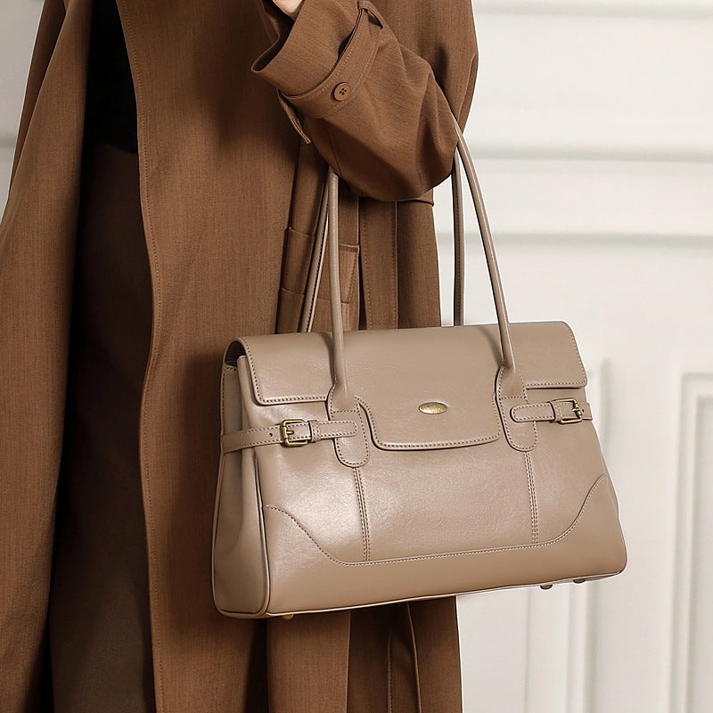 Classic Capacity Commuter Retro Fashion Underarm Bags