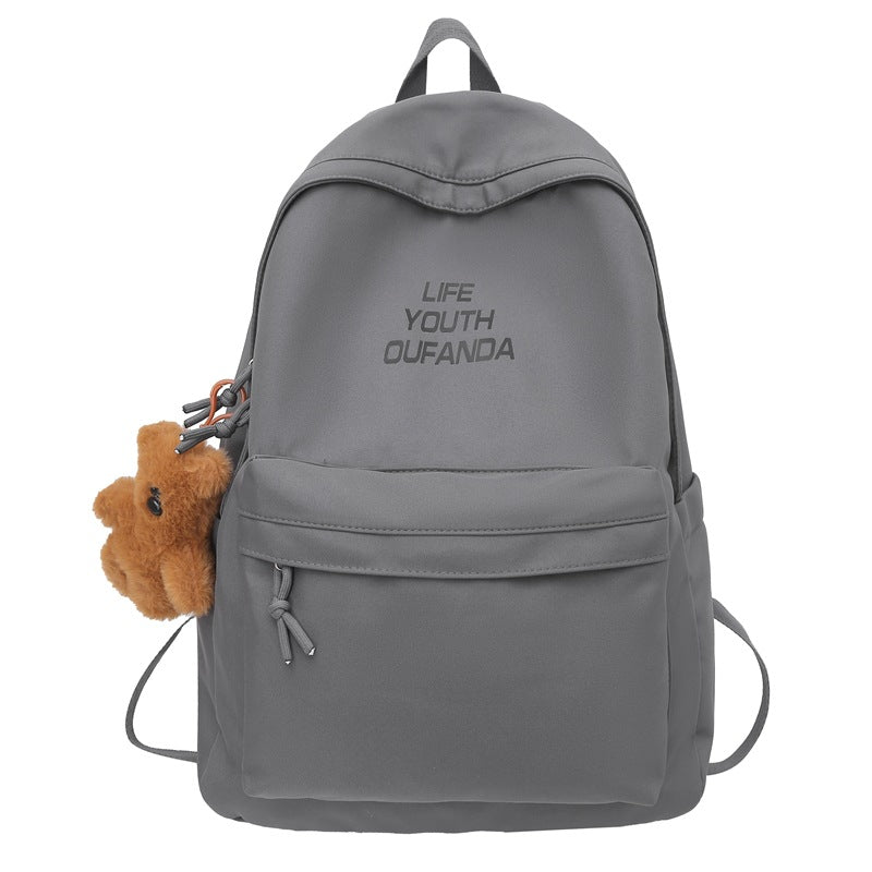 Men's High Simple Large Capacity College Camp Computer Korean Backpacks