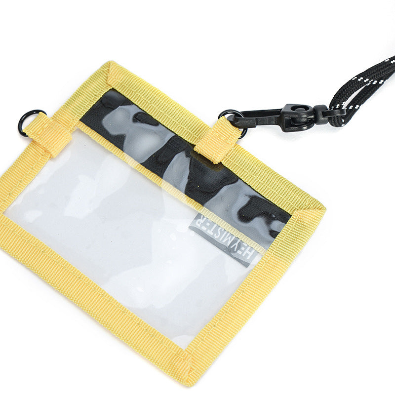 Work Permit Badge Multiple Slots Personality Bus Campus Name Card Holder