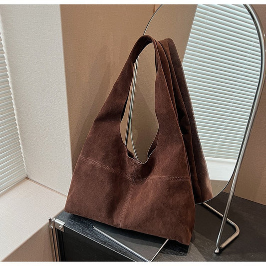 Women's Large Capacity Commuter Retro Underarm High Tote Bags