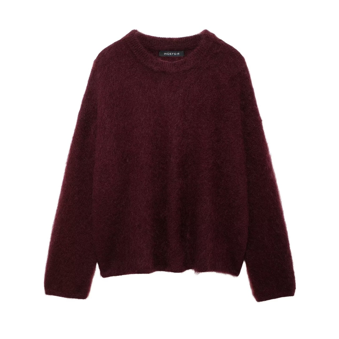 Women's Autumn Fashion Large Wide Mohair Blending Knitwear