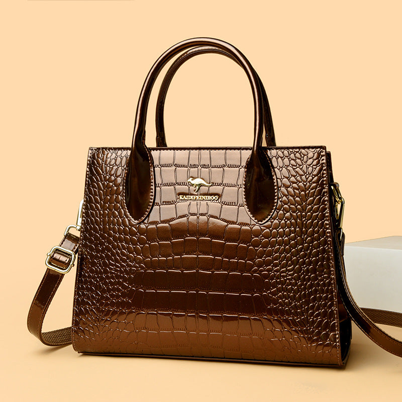 Elegant Classy Women's Patent Leather Glossy Handbags