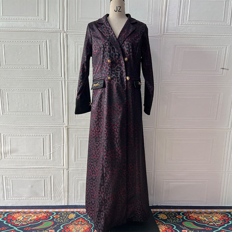 Women's Fashion British Style Trench Mid-length Coats