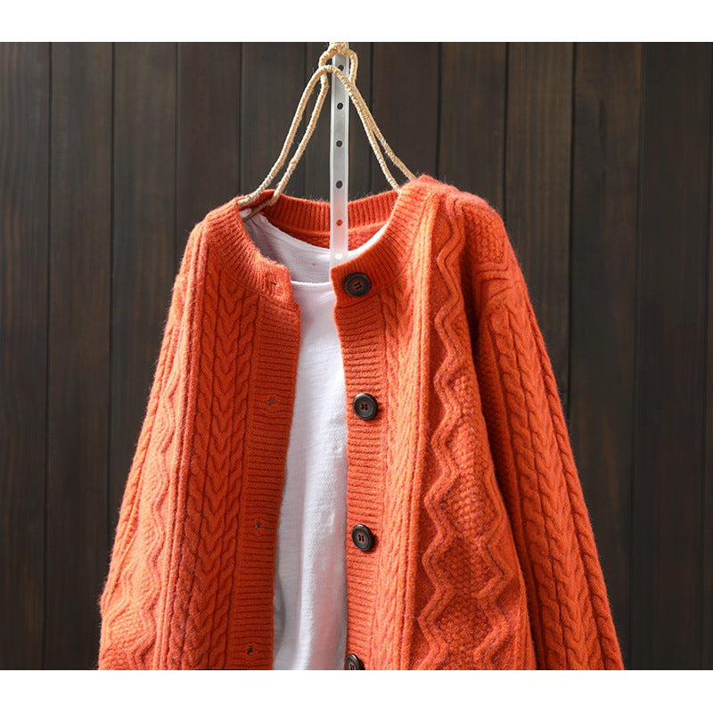 Women's Autumn Loose Beautiful Western Style Knitted Sweaters