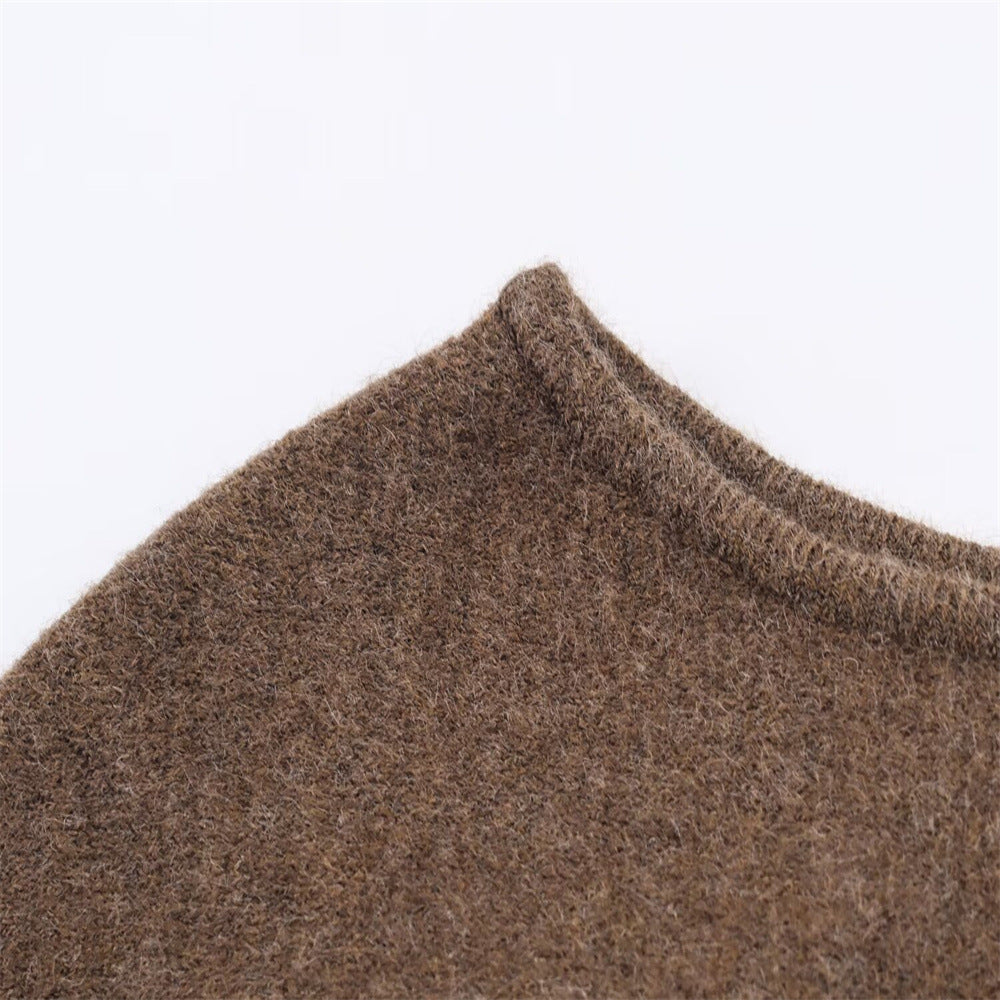 Women's Autumn Loose-fitting Casual Knitted Cape Sweaters
