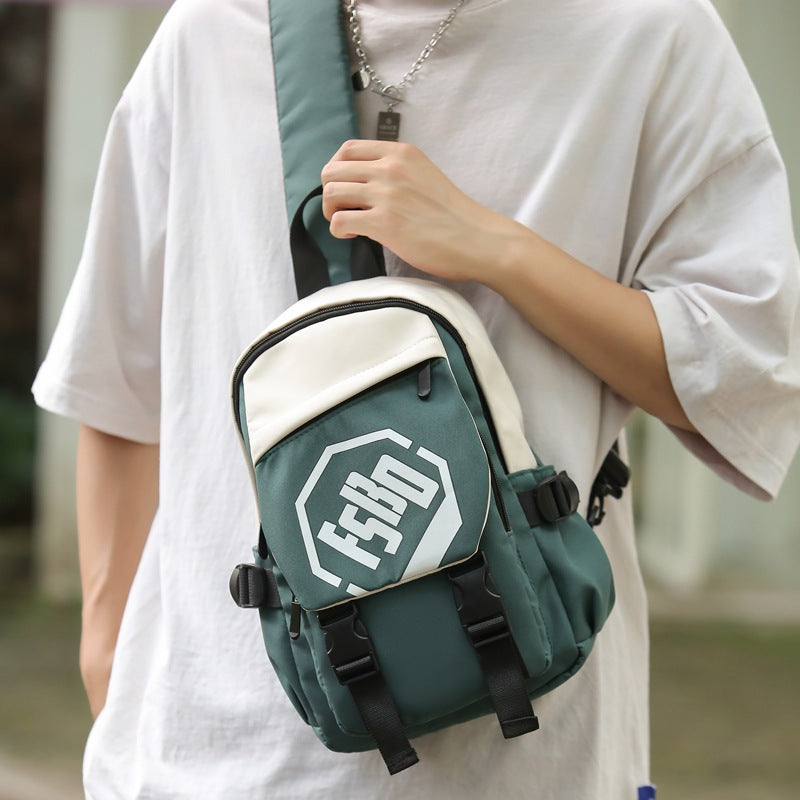 Versatile Men's Fashion Trendy Large Capacity Men's Chest Bags