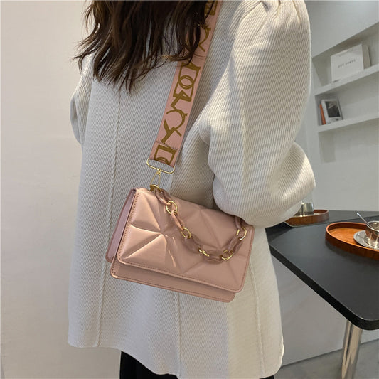 Women's Fashion Diamond Korean High-grade Niche Retro Handbags