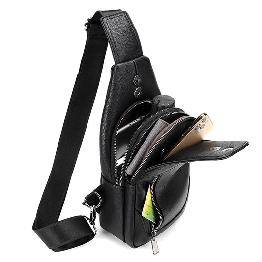 Men's Durable Fashion Leisure Trend Korean Men's Chest Bags