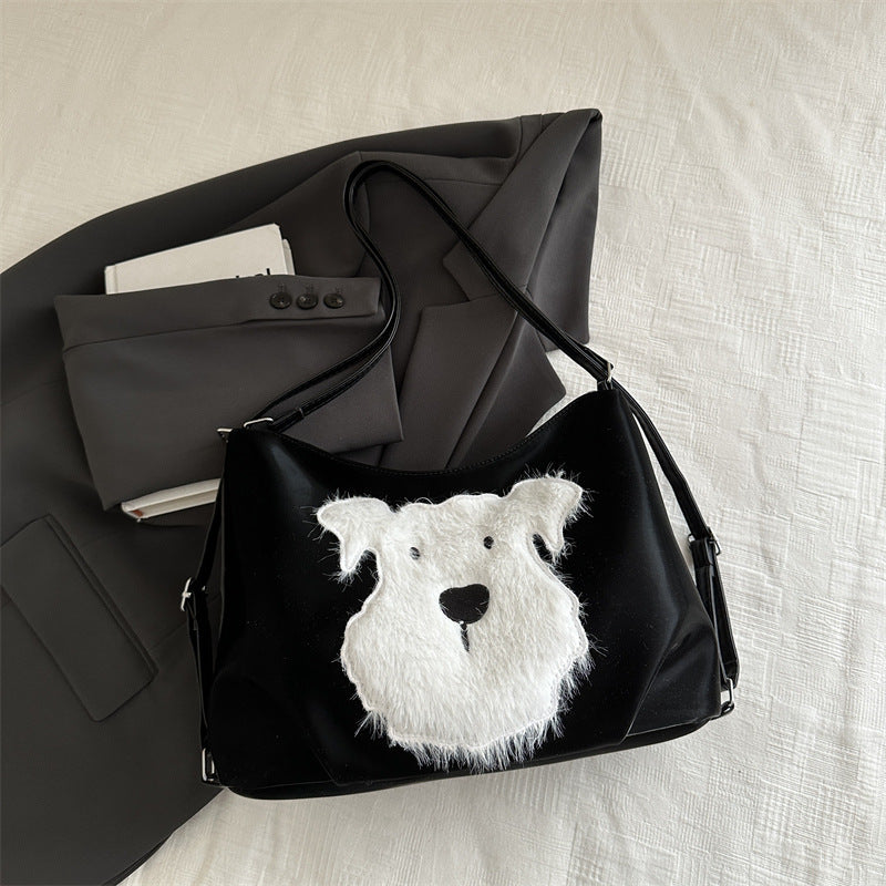 Women's Trendy Textured Simple Versatile Large Capacity Shoulder Bags
