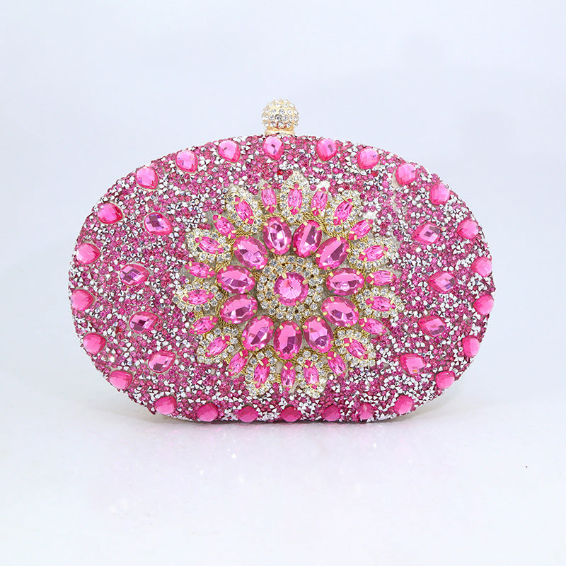 Women's Sunflower Diamond Cheongsam Formal Dress Evening Bags