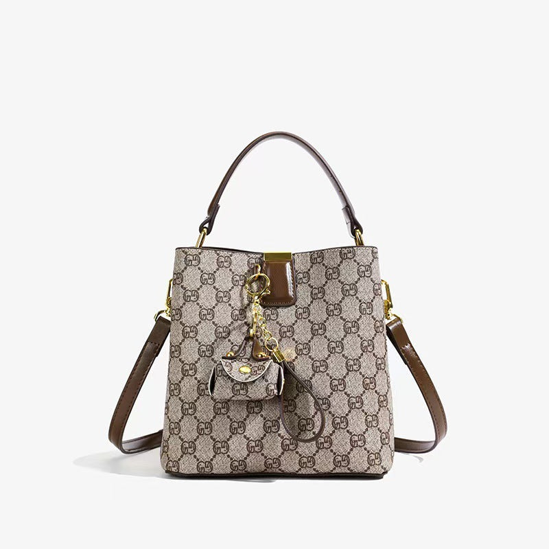 Women's Vegetable Basket Korean Style Contrast Color Shoulder Bags