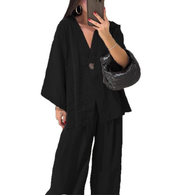 Pretty Casual Women's Loose-fitting Wide Leg Pants
