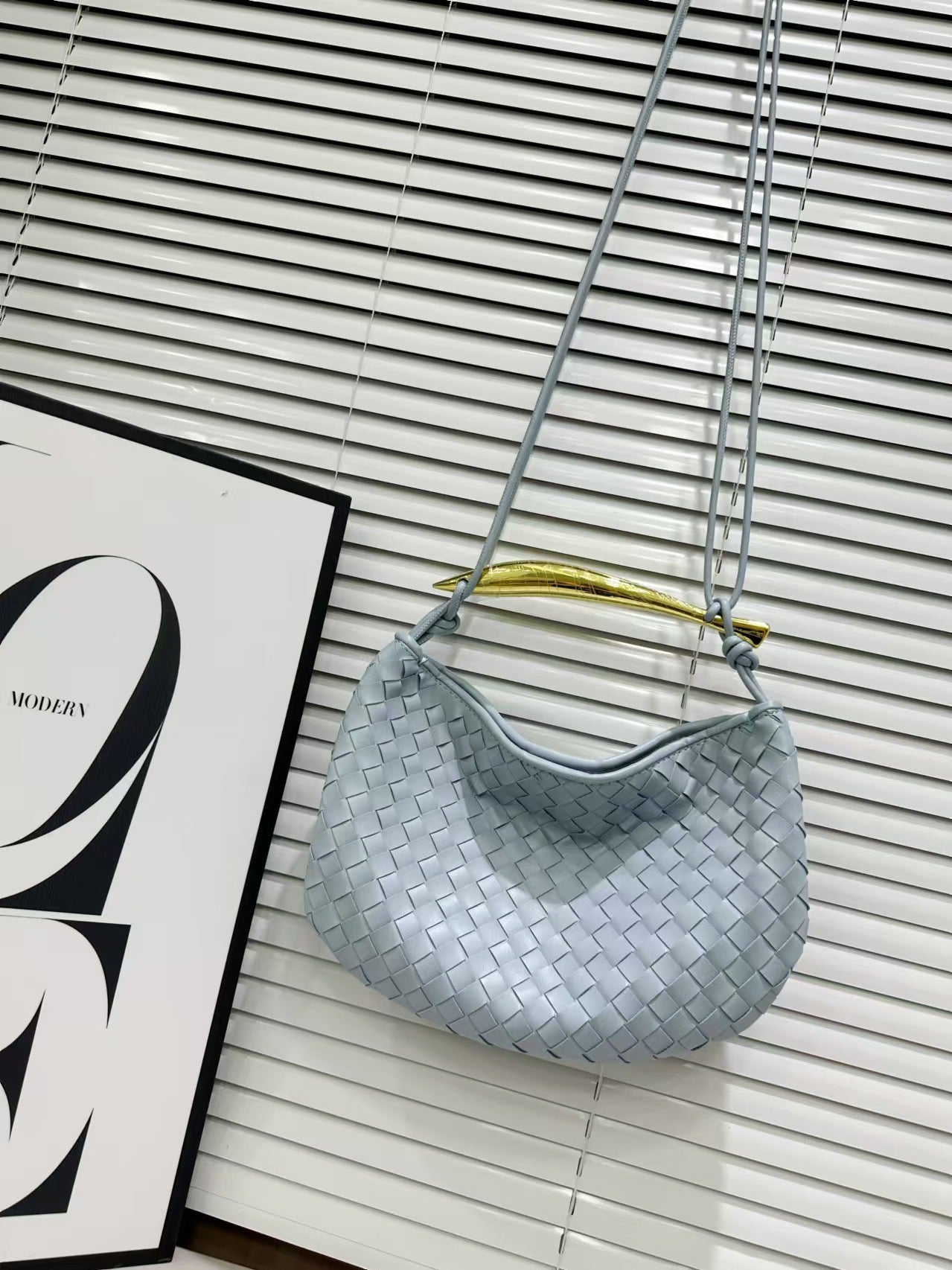 Women's Genuine Leather High-grade Design Hand Metal Evening Bags